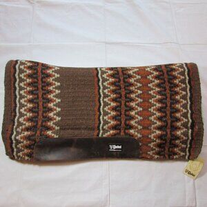 Cashel Performance Felt Pad Blanket Top 3/4" Saddle Pad 34"x38" Brown/Rust CSPFB